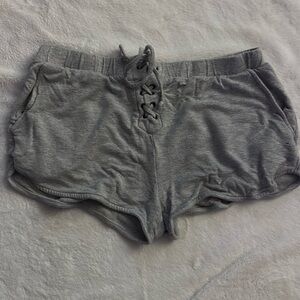 Grey Shorts Forever 21 Size Large Soft Material Very flowy fit